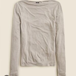 NWT JCrew Wool Blend Long Sleeve Size XXS Color Spring Rain